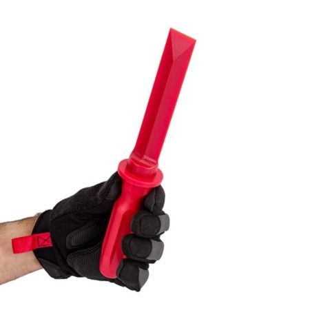 Scraper for removing self-adhesive cargo, large handle, PHG-031A-1