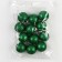 Figure for crafts and decor "Ball", set of 12 pcs., Size 1 pc. - 4 cm, green color