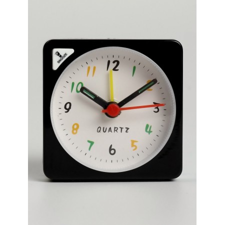 Watch alarm clock, on batteries, with backlight, 5.6 x 5.6 x2.5cm, dial d-5 cm-1