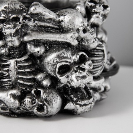 Plasma ball "Hell Fire" gray 13x13x17 cm Risalux-4