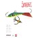 Balancir Lucky John Fin 3 + tee, 4 cm, color 36rt blister
