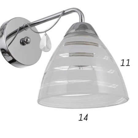 Brah Economic Service shine 1x40W e27 chrome-3