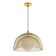 Bayerlux lamp "Brighton" E27 40W gold 35x35x30-130cm