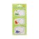 Block with a sticky edge of 55 x 55 mm, figured, Devente Shiba, Panda, Bear, 3 colors x 20 sheets, mix