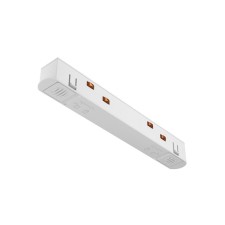 Direct power connector for the Technical Tra034PC-42W track system, 13.8x1.6x1.8 cm, white color