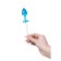 Lollice Sosuchki "Anal sleeve Malaya Blue Curacao", Blue color, 29 g