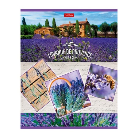 A notebook of 96 sheets in the Lavender Dreams cage, cardboard cover, 5 types, mix-5