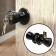 Latch 1203, with a key, matte black color