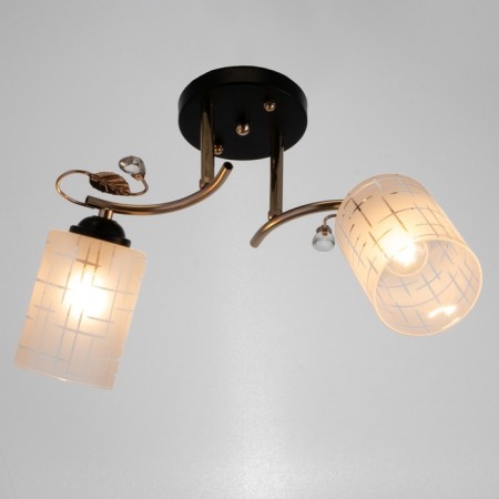 Chandelier 1188/2 E27 40W gold-black 48x15x24 cm Bayerlux-1