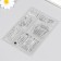 Stamp for creativity Silicon "Banking checks and extracts" 16x11 cm