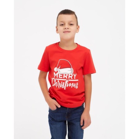 Футболка детская KAFTAN "Merry Christmas" р.34 (122-128)-2