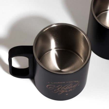 New Year. New Year's set “Let everything be rang”, a thermos 500 ml, a mug 2 pcs-14
