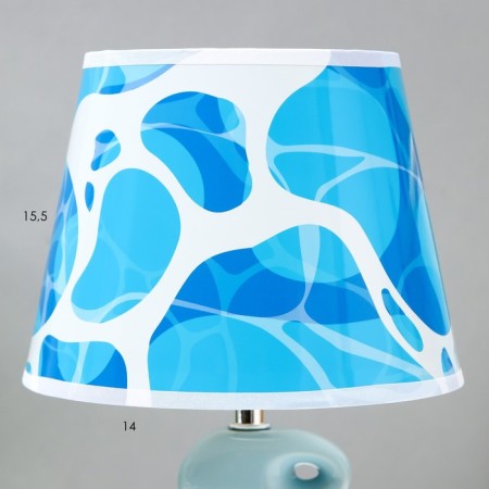 Table lamp "turquoise sea" E14 40W 25x25x38 cm Risalux-5