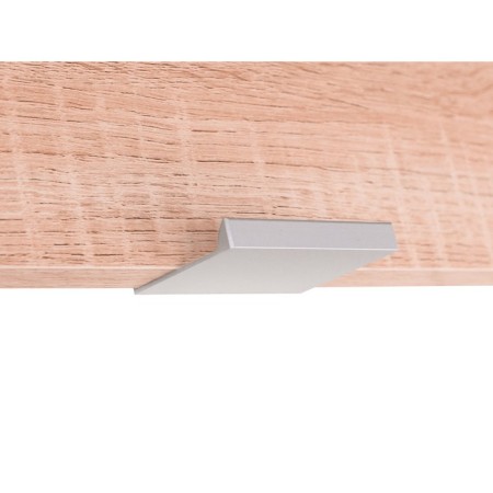 Cabinet with shelves, 600 × 300 × 600 mm, white color/oral oak-3