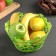 Vase for bread and fruits "Flowers", d = 22 cm, color mix