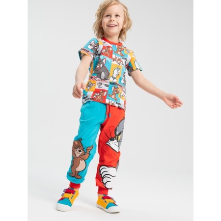 Set for a boy PlayTode: T -shirt and trousers, height 98 cm-1