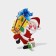 Decorative decoration (stand) "Santa Claus with a gift" 9x14.5 cm