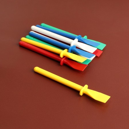 Shovels for applying glue to the skin, plastic, 11.5 × 1.15 cm, 10 pcs, color mix