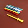 Shovels for applying glue to the skin, plastic, 11.5 × 1.15 cm, 10 pcs, color mix