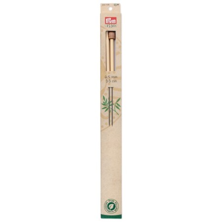 Sleeps are straight, bamboo, 6.5 mm/33cm, 2 pcs