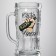 Glass beer mug "strength, honor", 500 ml