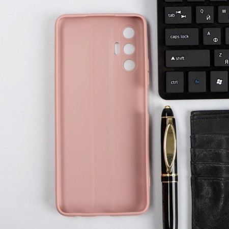 Red Line Ultimate cover for Tecno Pova 3, silicone, dark pink-1