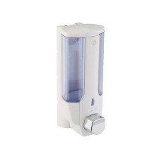 Axentia dispenser for liquid soap and shampoo wall white, volume 380 ml, height 19 cm