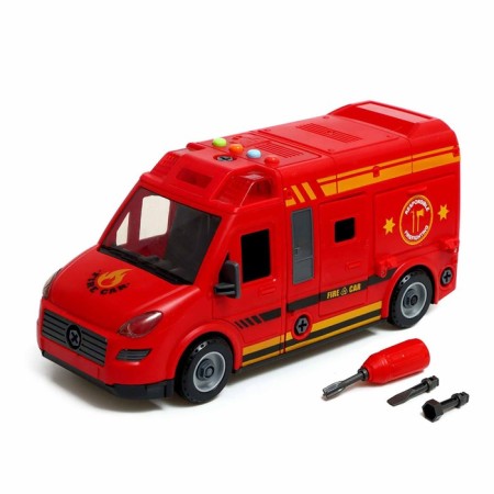 The designer of the screw "Fire van", light, sound, inertia, 50 parts-1