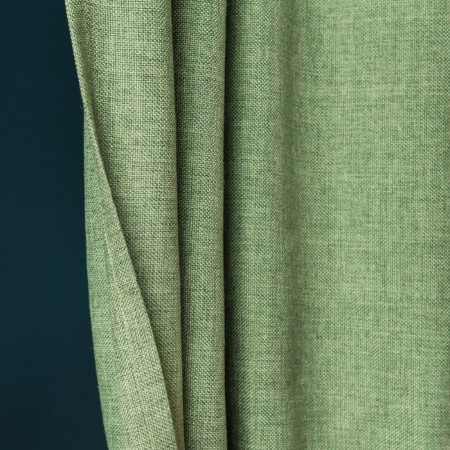 Set of curtains "Jerry", size 140 x 270 cm - 2 pcs, grab - 2 pcs, green color-1