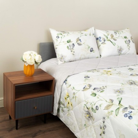 Euro set: blanket, sheet, pillowcase, size 200x220 cm, 230x250 cm, 50x70 cm - 2 pcs-1