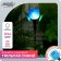 Garden lamp on the solar battery "Blue", 4.5 × 29 × 4.5 cm, 1 LED, glow white