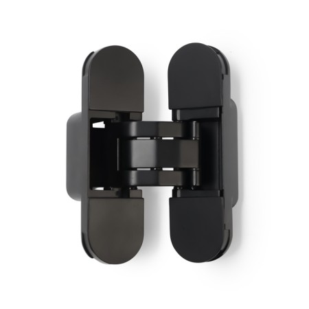 Loop of hidden Lockland installation, 30x110 mm, with 3D regulation, black color is black