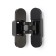 Loop of hidden Lockland installation, 30x110 mm, with 3D regulation, black color is black