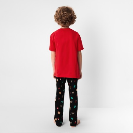 New Year. Pajama Children's KAFTAN HAPPY FAMILY Size 30 (98-104 cm)-5