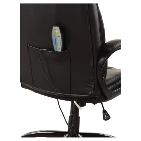 Armchair for the head of Brabix Bliss MS-004, 6 massage modules, eco-leather, black-3