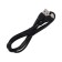 Cable Borofone BX51, Lightning - USB, 2.4 A, 1 m, PVC braid, black