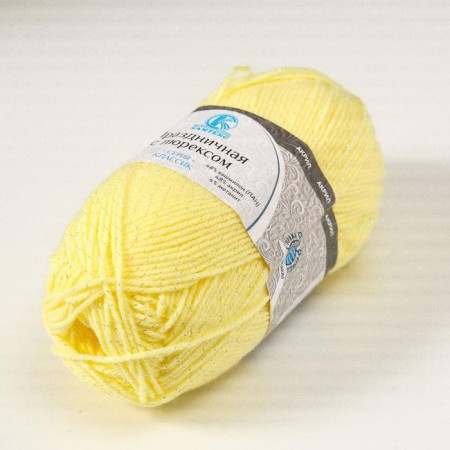 Yarn "Festive" 48% Kashmilon (pan), 48% acrylic, 4% metered 160m/50g (031 champagne)-1