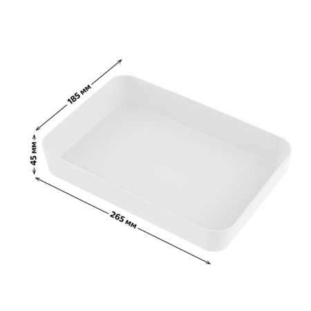 Tray for stationery "Istanm", large, transparent-2
