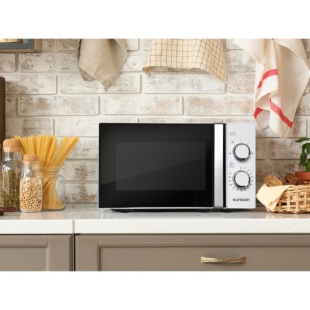Microwave Oursson MM2009/WH, 700 W, 20 l, 5 modes, white-5