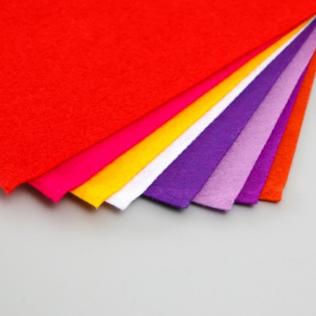 A set of soft felt "Astra" (8 pcs) Assorted, 1 mm, 170 gr. 20x30 cm-1
