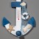 Interior souvenir "anchor" with a thermometer 15*10cm