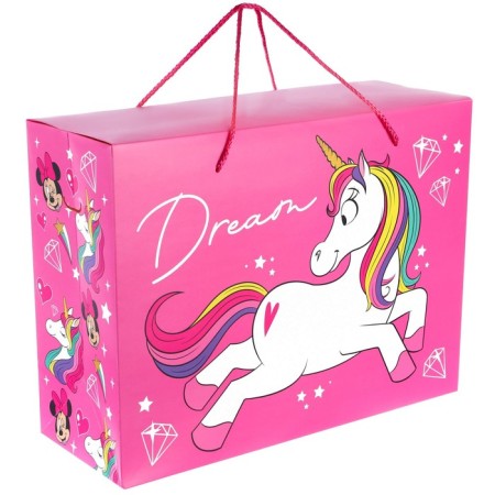 Package-Korobok, 40 x 30 x 15 cm "Dream", packaging, Minnie Mouse and unicorn-1