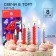 Set of candles for the cake "Happy Birthday", 8 pieces, spider-man