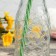 Glass bottle with a lid and pipe "Sot", 300 ml, 6.5 × 15.5 cm, color mix