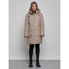 Coat insulated winter female, size 48, beige color