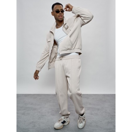 Sports suit men's, size 52, beige color-16