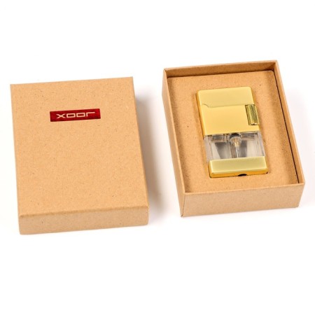 Gas lighter, piezo, silicon in the kit, gold-4