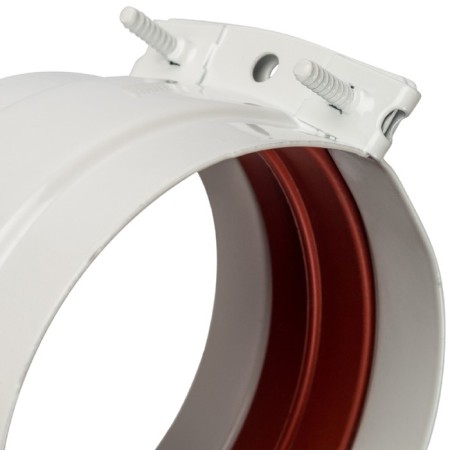 The chimney element Stout SCA-0080-020136, adapter connecting external for pipes, DN80-2
