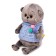 Soft toy "BABY BABY in a knitted vest with pompons", 20 cm