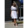 Female dress, size 50, white color